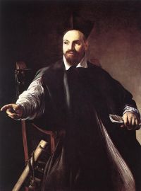 Caravaggio Portrait Of Maffeo Barberini canvas print