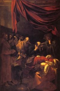 Caravaggio The Death Of The Virgin canvas print