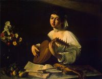 Caravaggio The Lute Player - 1596 canvas print