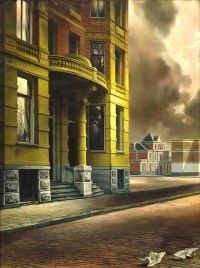 Carel Willink The Yellow House canvas print