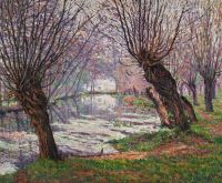 أشجار كاريوت غوستاف على النهر 1912