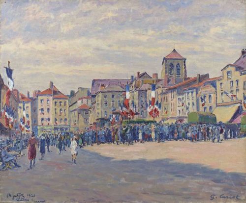 Cariot Gustave Fete Du 14 Juillet 1920 Chalons Sur Marne 1920 canvas print