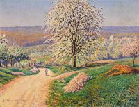 كاريوت غوستاف The Apple Trees In Blossom 1929