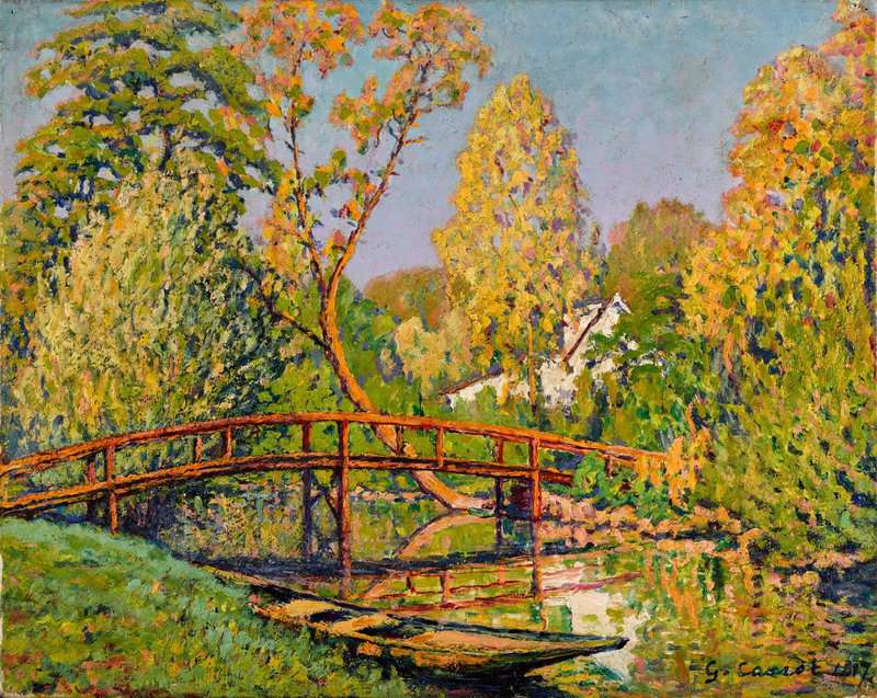 Cariot Gustave Perigny Pont Sur L Yerres 1917 canvas print