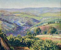 لوحة كاريوت غوستاف وادي الراين فراونشتاين 1919