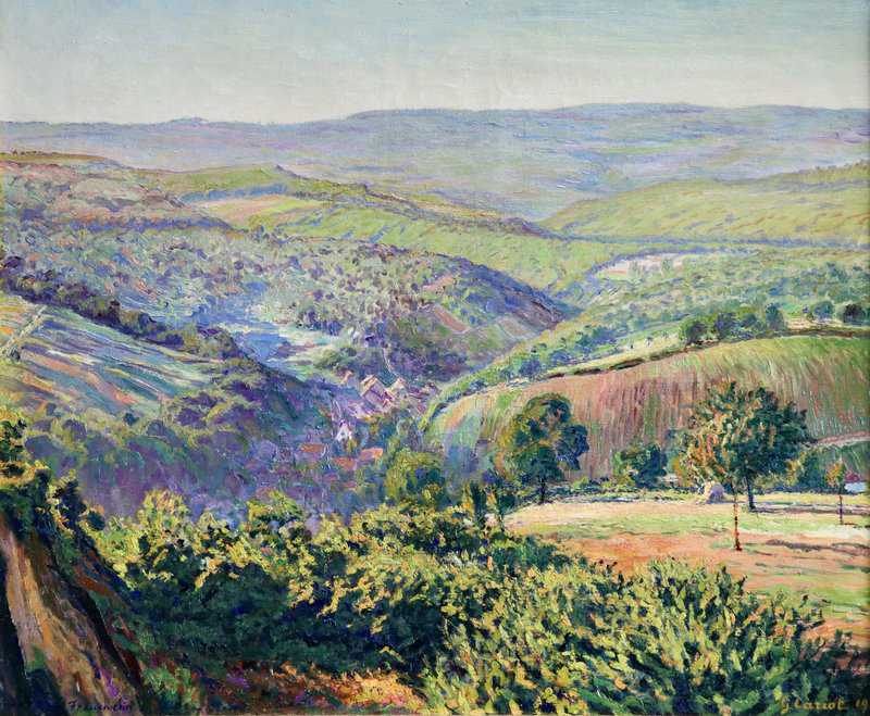 Cariot Gustave The Rhine Valley Frauenstein 1919 canvas print