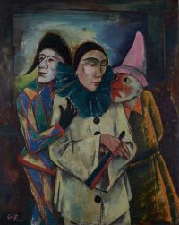 Mascherata di Carl Hofer 1922