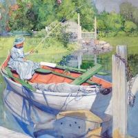 Carl Larsson Fishing 1909