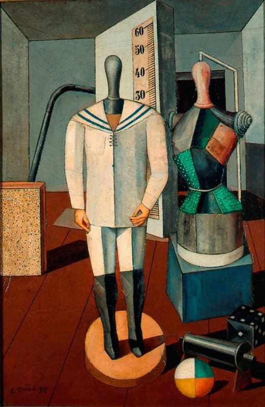 Tableaux sur toile, Carlo Carr Mother And Son 1917 복제