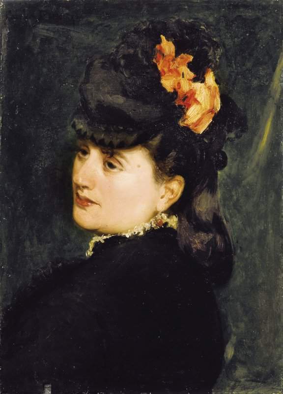 Carolus Duran Emile Auguste Portrait De Madame Ernest Feydeau Future Madame Henry Fouquier 1873 76 canvas print