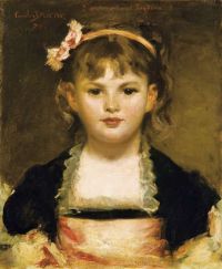 Carolus Duran Emile Auguste Portrait Of Diane Valentine Feydeau 1870