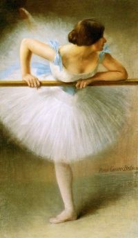 Carrier Belleuse Pierre The Ballerina canvas print