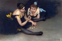 Träger Belleuse Pierre Two Ballerina S 1893