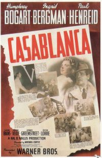 Casablanca 1942 Movie Poster canvas print