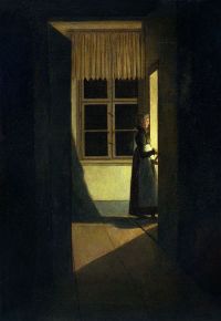 Caspar David Friedrich La mujer del candelabro C. 1825 cuadro sobre lienzo