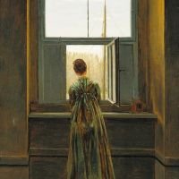 Caspar David Friedrich Woman At A Window 1822