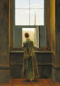 Caspar David Friedrich Frau an einem Fenster 1822