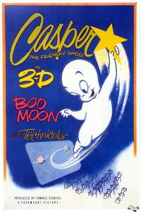 Casper Boo Moon 1954 Movie Poster canvas print