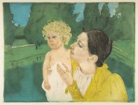 Cassatt Mary By The Pond Ca. 1896년