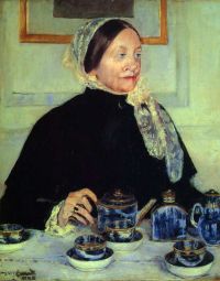 Cassatt Mary Lady At The Tea Table 1883 85 canvas print