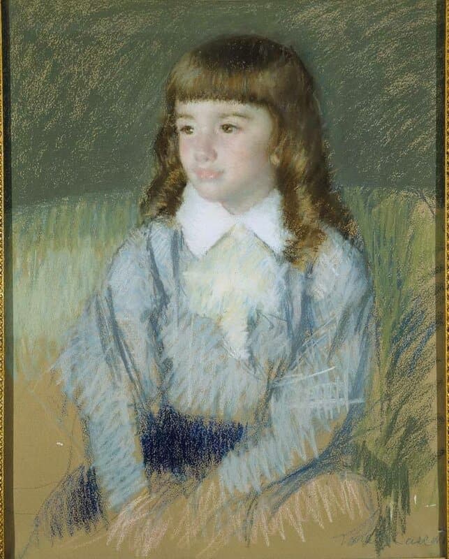 Cassatt Mary Little Boy In Blue canvas print