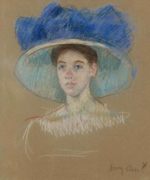 Cassatt Mary Tete De Femme Au Grand Chapeau Ca. 1909 canvas print