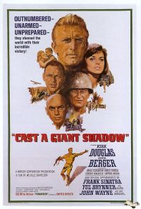 Cast A Giant Shadow 1966 Movie Poster canvas print