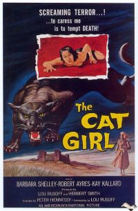 고양이 소녀 1958 영화 포스터