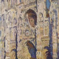 Kathedraal van Rouen door Monet