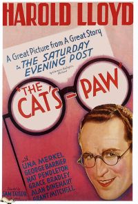 Cats Paw 1934 Movie Poster canvas print