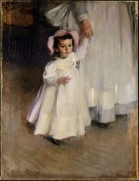 Cecilia Beaux Ernesta Niño con enfermera 1894 cuadro de lienzo