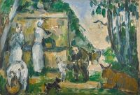 Cezanne Paul La Fontaine 1876 77 canvas print