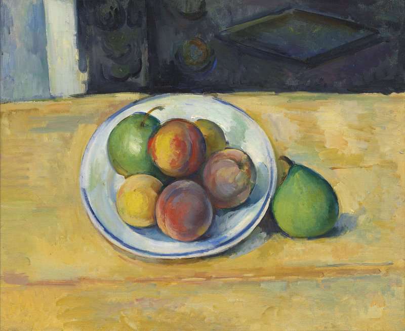 Cezanne Paul Nature Morte De Peches Et Poires 1885 87 canvas print