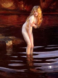 Chabas Paul Emile The Bather 1