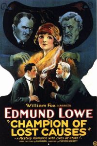 Champion Of Lost Causes 1925 1a4 Movie Poster canvas print