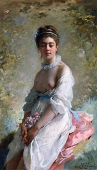 Chaplin Charles A Beauty With A Bouquet