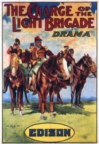 Carga de la brigada ligera El cartel de la película 1912 1a3 impresión de lienzo