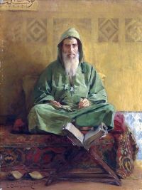 لوحة شارلمونت إدوارد لحظة انعكاس 1888 ، تونس
