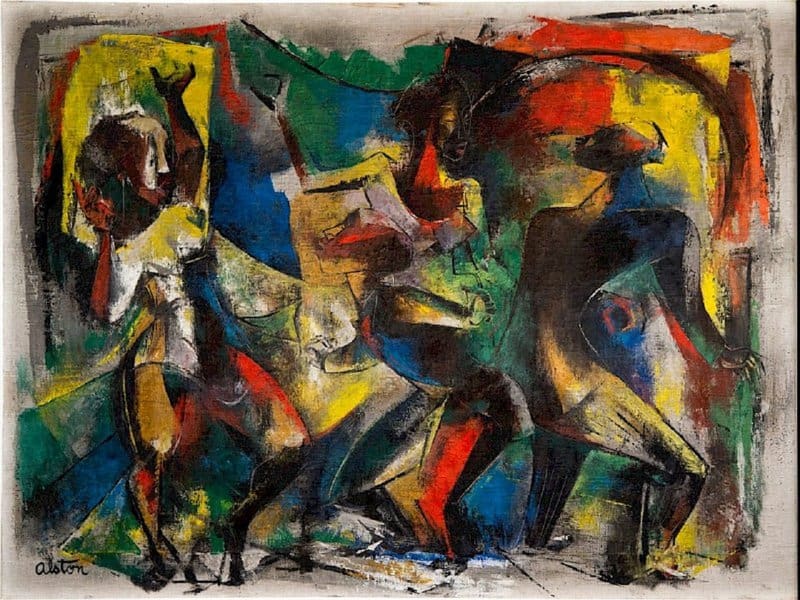 Tableaux sur toile, reproduction de Charles Alston Dancers 1949