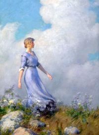 Charles Courtney Curran Windy Hilltop 1915