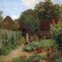 Charles Haigh-wood The Kitchen Garden 1883