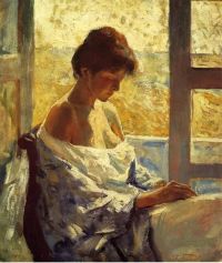 Charles Webster Hawthorne dalla finestra 1912