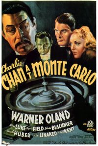 Charlie Chan At Monte Carlo 1937 Movie Poster canvas print