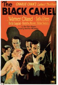 Charlie Chan Black Camel 1931 Movie Poster canvas print
