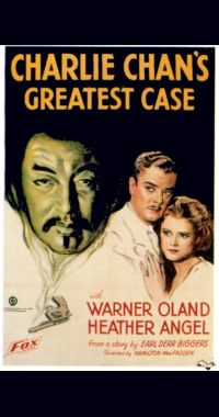 Charlie Chans Greatest Case 1933 영화 포스터 캔버스 프린트