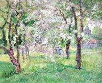 Charreton Victor In The Orchard 1920