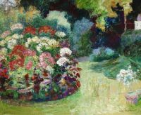 Charreton Victor Le Jardin Fleuri Ca. 1910