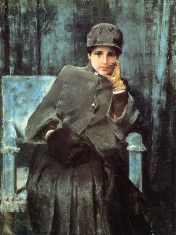 Chase William Merritt Aka Portrait Of The Artist S Wife canvas print