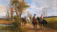 Chelminski Jan Van Prussian Cavalry 1881 canvas print