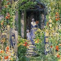 Childe Hassam Isles Of Shoals Garden, ook bekend als de tuin in zijn glorie 1892